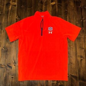 Auburn Tigers Under Armour Pull Over Performance Wear 1/4 Zip with Pockets